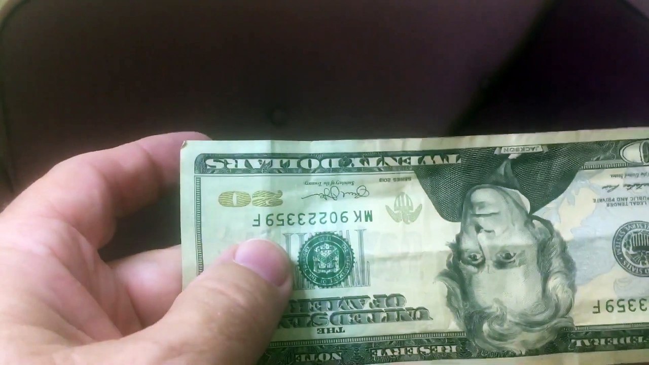 20 Dollar Bill Predicts Covid Masks