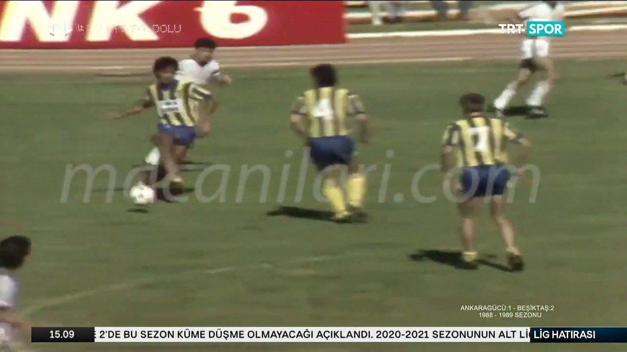 Ankaragücü 1-2 Beşiktaş [HD] 21.08.1988 - 1988-1989 Turkish 1st League Matchday 1