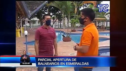 Se realiza parcial apertura de balnearios en Esmeraldas