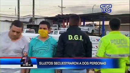 Presunta banda delictiva de secuestradores fue desarticulada