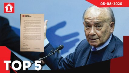 ¿Es auténtica la firma de la renuncia de Billy Álvarez a la Cooperativa? l Top 5