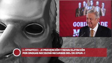 ¡Estrategia de prevención y rehabilitación por drogas recibirá recursos del Indepuro!