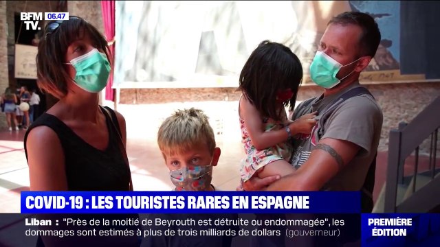 Les touristes sont rares en Catalogne à cause du coronavirus