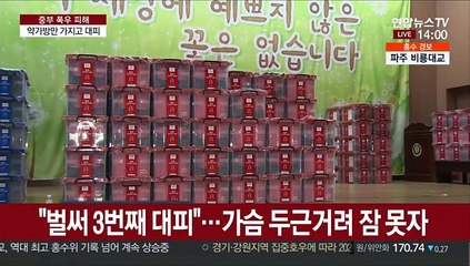 "벌써 3번째…약만 가방에 챙겨서 대피해"