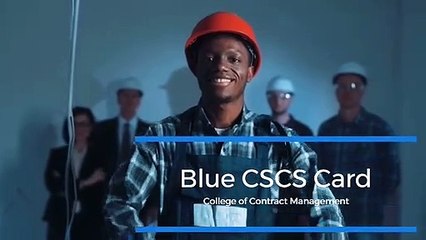 Blue CSCS Card