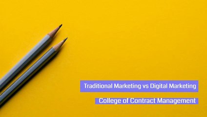 Traditional Marketing vs Digital Marketing