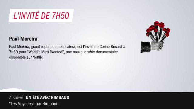 Paul Moreira : Le seul vrai risque que je prenais, c'est que tout le long de l'interview, notre interlocuteur était masqué. Si le masque tombait, là, on pouvait avoir des problèmes