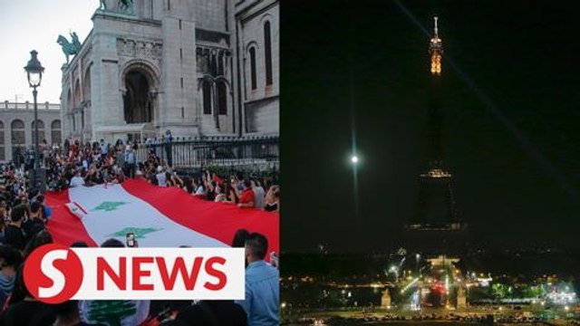 Eiffel Tower goes dark to mourn Beirut victims