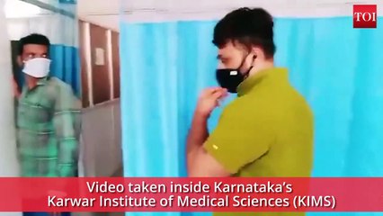 VIDEO OF THE IMMUNE ROOM OF THE KARNATAKA HOSPITAL BECOMES VIRAL 2020
