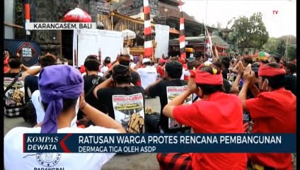 Unjuk Rasa Tolak Pembangunan Dermaga Tiga Oleh Pihak ASDP