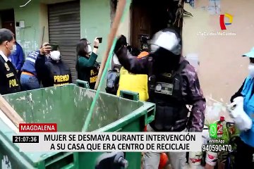 Intervienen vivienda que funcionaba como depósito de basura en Magdalena