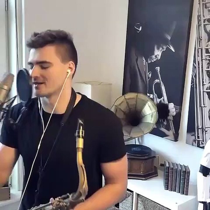 British Saxophonist Performing Bollywood Song