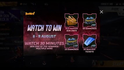 WATCH AND WIN FREE DAIMONDS IN FREE FIRE 2020