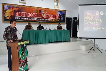Rapat Kordinasi Pencegahan dan Penanggulangan Karhutla