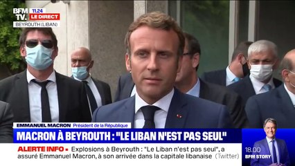 Download Video: Emmanuel Macron à Beyrouth: 