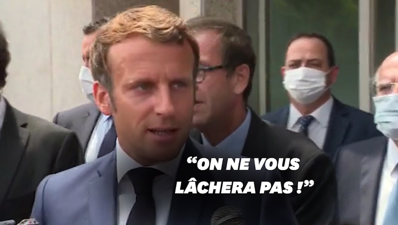 Emmanuel Macron à Beyrouth pour "organiser l'aide internationale"