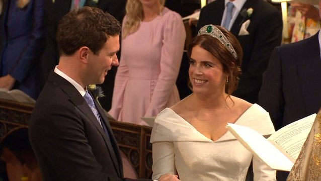 Princess Eugenie marries in grand UK royal wedding