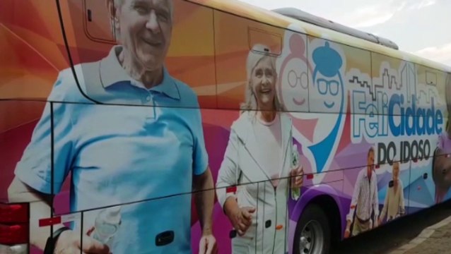 Linha ‘Felicidade do Idoso’ é inaugurada para transporte da terceira idade