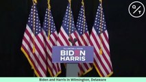 Biden and Harris Speak in Delaware After Receiving Covid-19 Briefing