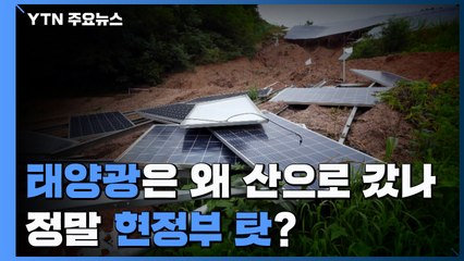 태양광은 왜 산으로 올라갔을까?...현 정부 들어 '제동' / YTN