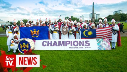 Malaysia's Sri Dasmesh Sikh pipe band takes home champ title at world championship