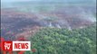 Miri Fire and Rescue Department put out  forest fires the size of 654 football fields