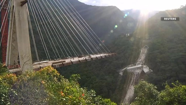 Bridge collapses in Colombia killing at least 10