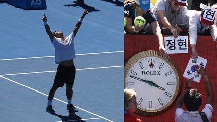 Chung Hyeon continues his fairytale run in Aussie Open