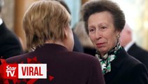 Queen shares “mother-daughter” moment with Princess Anne while greeting Trump