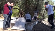 Eski Milletvekilinin  Rifat Adnan Akarca'nın mezarı babalık davası için açıldı