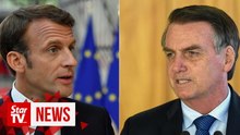 Fate of G7 Amazon aid simmers amid Macron-Bolsonaro row