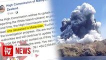 At least one Malaysian killed in NZ volcano eruption