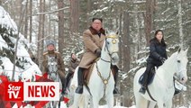 Kim Jong Un is back on his white horse