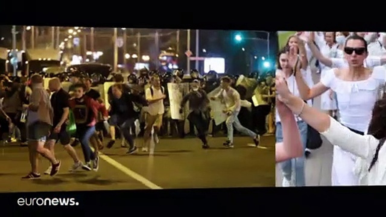 Bilder der Woche: Minsk, Los Angeles und Sternschnuppen