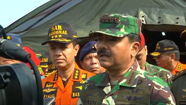 Indonesian military chief says body of crashed Lion Air plane may have been located