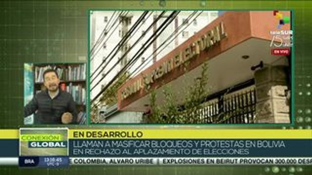 Obreros bolivianos convocan a masificar protestas y bloqueos