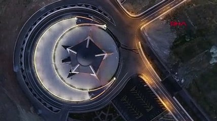 Türkiye'nin ilk ay yıldızlı camisi yarın törenle ibadete açılıyor