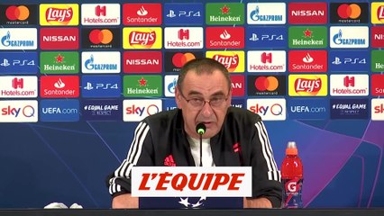 Sarri « Ce sera très difficile pour nous » - Foot - C1 - Juventus