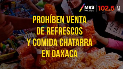 Prohíben venta de refrescos y comida chatarra