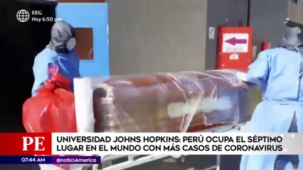 Perú es séptimo en el mundo con más casos de COVID-19 según centro John Hopkins | Primera Edición (HOY)