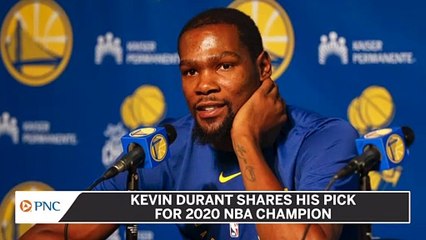 Kevin Durant Shares His Pick To Win The 2020 NBA Title
