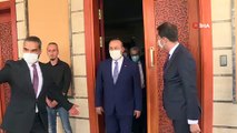 - Bakan Çavuşoğlu Libya UMH Başkanı Serrac ile görüştü