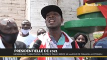 Bénin: Message de Thibaut Ogou à Patrice  Talon après sa marche de Parakou à Cotonou
