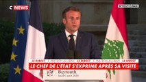 Emmanuel Macron à Beyrouth : « Je ressens une infinie tristesse, une profonde solidarité et partage la saine colère que nous avons vu s’exprimer aujourd’hui »