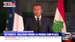 Emmanuel Macron au Liban: 