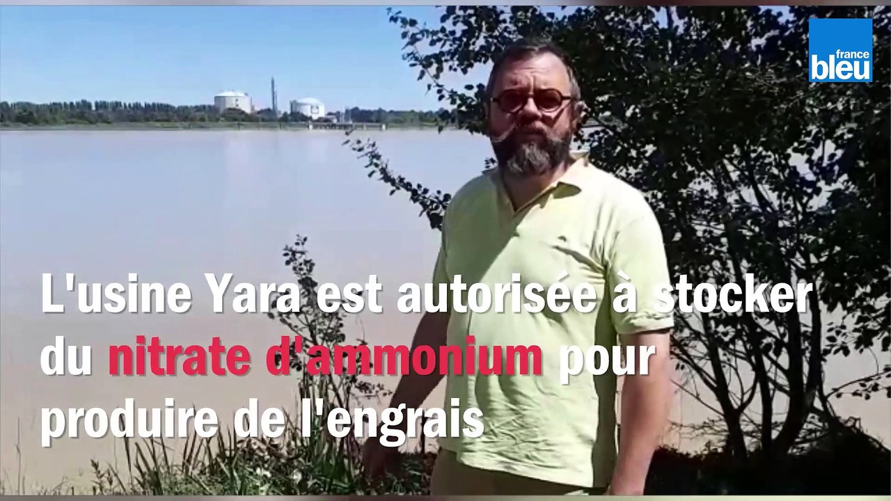 VIDÉO - Nitrate d'ammonium à Ambès : "C'est le même produit qui a fait sauter Beyrouth"