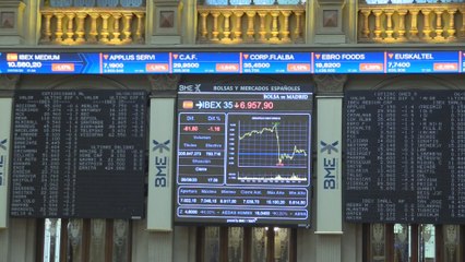 El Ibex 35 pierde el nivel de los 7.000 puntos y cede un 1,16 %