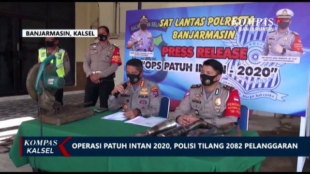 Polisi Tilang 2.082 Pelanggaran Lalulintas, Knalpot Bising Jadi Sorotan Selain Melawan Arus