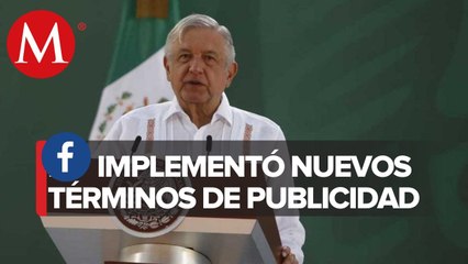 AMLO celebra medidas de Facebook para evitar guerra sucia en elecciones