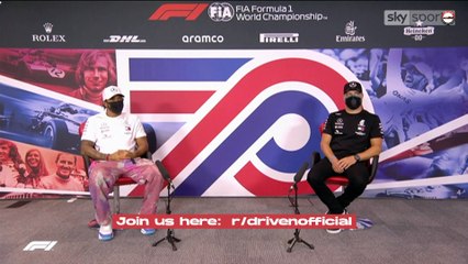F1 2020 70TH Anniversary GP - Thursday (Drivers) Press Conference - Mercedes